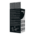 PLUG ANAL VIBRADOR COM ANEL DUPLO PRETO 8X4CM