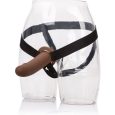 JOCK STRAP-ON COM DILDO PPA OCO CASTANHO 8.2X3.7CM | CALIFORNIA EXOTICS