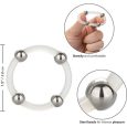 ANEL DE SILICONE COM BOLAS DE AÇO L