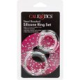 CONJUNTO DE ANEL DE SILICONE EM AÇO CALEX