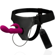 HARNESS ATTRACTION STRAP-ON COELHO VIBRATÓRIO VINCENT 15 X 4CM