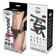 HARNESS ATTRACTION STRAP-ON COELHO VIBRATÓRIO VINCENT 15 X 4CM