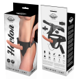 HARNESS ATTRACTION HECTOR STRAP-ON VIBRATÓRIO CARNE 20 X 3.5CM