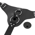 HARNESS ATTRACTION TAYLOR DELUXE STRAP-ON DUPLO CARNE 18 X 4.5CM