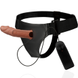 HARNESS ATTRACTION BENNY STRAP-ON OCO VIBRATÓRIO 15 X 4.5 CM