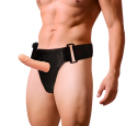 HARNESS ATTRACTION MARCOS STRAP-ON OCO EXTENSOR VIBRATÓRIO 15 X 5 CM