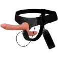 HARNESS ATTRACTION – HARRIS DOBLE PENETRACIÓN CON VIBRACIÓN 18 CM -O- 3.5 CM