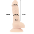 COCK MILLER DENSIDADE DE SILICONE COCKSIL ARTICULÁVEL 13CM