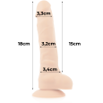 COCK MILLER DENSIDADE DE SILICONE ARTICULÁVEL COCKSIL 18 CM