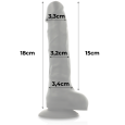 COCK MILLER DENSIDADE DE SILICONE COCKSIL ARTICULÁVEL PRETO 18 CM