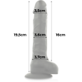 COCK MILLER DENSIDADE DE SILICONE COCKSIL ARTICULÁVEL PRETO 19,5 CM