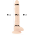 COCK MILLER DENSIDADE DE SILICONE ARTICULÁVEL COCKSIL 24 CM