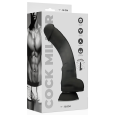 COCK MILLER DENSIDADE DE SILICONE COCKSIL ARTICULÁVEL PRETO 18 CM