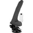 BASECOCK – VIBRADOR REALÍSTICO CONTROL REMOTO NEGRO 19.5 CM -O- 4 CM