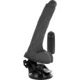 BASECOCK – VIBRADOR REALÍSTICO CONTROL REMOTO NEGRO 19.5 CM -O- 4 CM