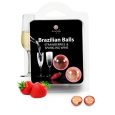 2 BOLAS BRASILEIRAS AROMA MORANGO COM CHAMPANHE | SECRETPLAY