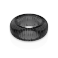ANEL DE PÉNIS SUPER FLEXÍVEL E RESISTENTE PRETO 4.5CM PR07
