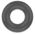 ANEL DE PÉNIS SUPER FLEXÍVEL E RESISTENTE PRETO 4.5CM PR07