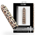 BALAS PERSONALIZADAS RECARREGÁVEIS LEOPARDO 10 INTENSIDADES