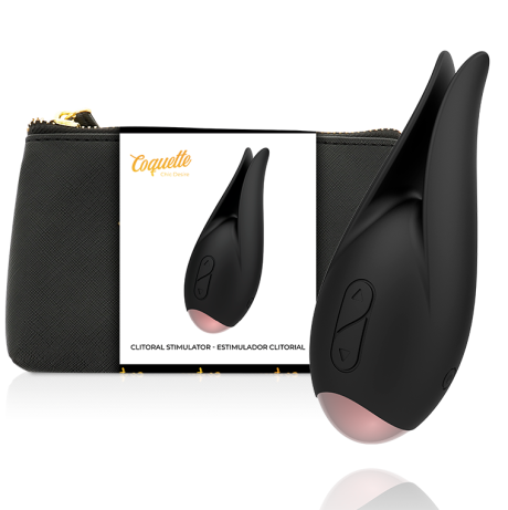 COQUETTE CHIC DESEJO ESTIMULADOR CLITORIAL PRETO / OURO