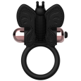 ANEL COQUETE CHIC DESIRE BORBOLETA COM VIBRADOR PRETO/OURO