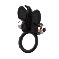 ANEL COQUETE CHIC DESIRE BORBOLETA COM VIBRADOR PRETO/OURO