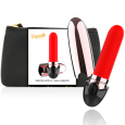 BATOM VIBRADOR RECARREGÁVEL PRETO/OURO 9.9X2.98CM | COQUETTE CHIC DESIRE