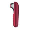 SATISFYER DUAL LOVE VIBRADOR E SUCIONADOR COM AR PULSADO VERMELHO