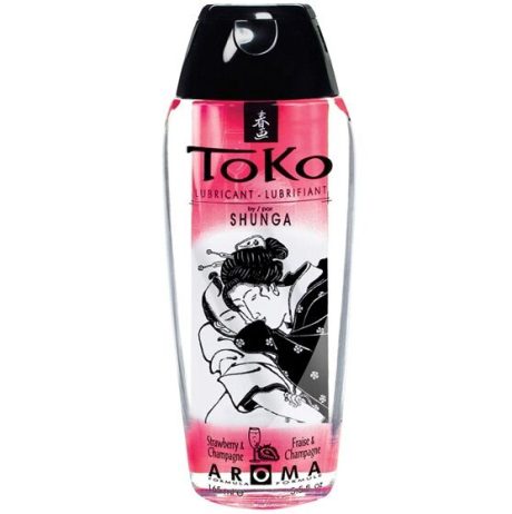 LUBRIFICANTE TOKO AROMA MORANGO E CHAMPANHE 165ML | SHUNGA