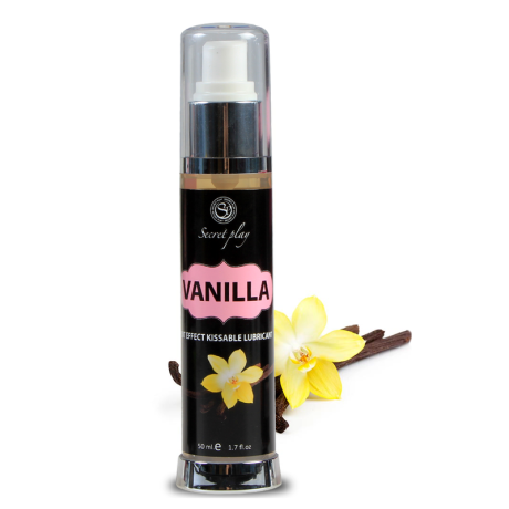 LUBRIFICANTE BEIJÁVEL SABOR BAUNILHA 50ML | SECRETPLAY