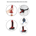DILDO DE SILICONE COM ELETRO ESTIMULAÇÃO KOMODO ELECTRASTIM