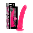 ARNÊS DELTA CLUB + DILDO ROSA SILICONE 17 X 3 CM