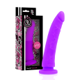 ARNÊS DELTA CLUB + DILDO ROXO SILICONE 17 X 3 CM