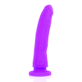 DELTA CLUB BRINQUEDOS ARNÊS + DILDO SILICONE ROXO 20 X 4 CM