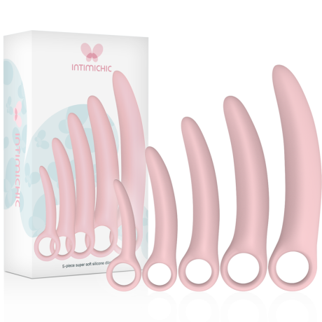 CONJUNTO DE 5 DILATADORES VAGINAIS ROSA | INTIMICHIC