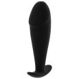 PLUG ANAL PRETO 10CM