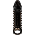 MANGA VIRILXL EXTENSOR DE PÊNIS EXTRA CONFORTO V11 PRETA