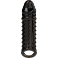 MANGA VIRILXL EXTENSOR DE PÊNIS EXTRA CONFORTO V11 PRETA