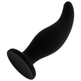 PLUG ANAL CURVO PRETO 12X3.2CM