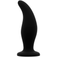 PLUG ANAL CURVO PRETO 12X3.2CM