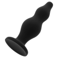 PLUG ANAL NIVELADO PRETO 12X3.7CM