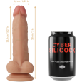 CYBER SILICOCK STRAP-ON JUDE SILICONE COM 3 ANÉIS GRÁTIS