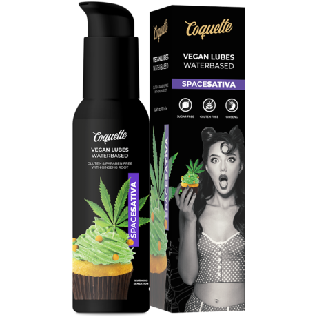 LUBRIFICANTE VEGAN SABOR SPACE SATIVA 100ML | COQUETTE