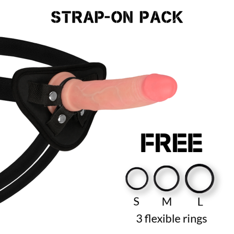 ROCKARMY ARNÊS+ DILDO PREMIUM AVENGER REALISTA 19CM