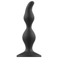 PLUG ANAL PRETO 12X3CM