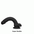 ARNÊS COCK MILLER + DENSIDADE DE SILICONE ARTICULÁVEL COCKSIL PRETO 19,5 CM