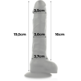 ARNÊS COCK MILLER + DENSIDADE DE SILICONE ARTICULÁVEL COCKSIL PRETO 19,5 CM