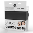 ARNÊS COCK MILLER + DENSIDADE DE SILICONE ARTICULÁVEL COCKSIL PRETO 19,5 CM