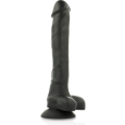 ARNÊS COCK MILLER + DENSIDADE DE SILICONE ARTICULÁVEL COCKSIL PRETO 24 CM
