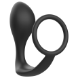 PLUG ANAL COM ANEL PRETO